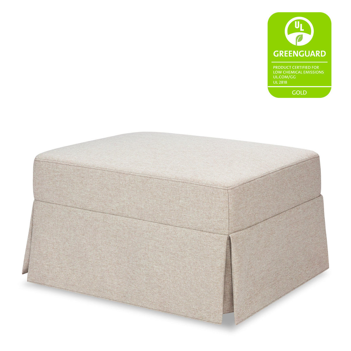 Crawford Gliding Ottoman | Eco-Performance Fabric