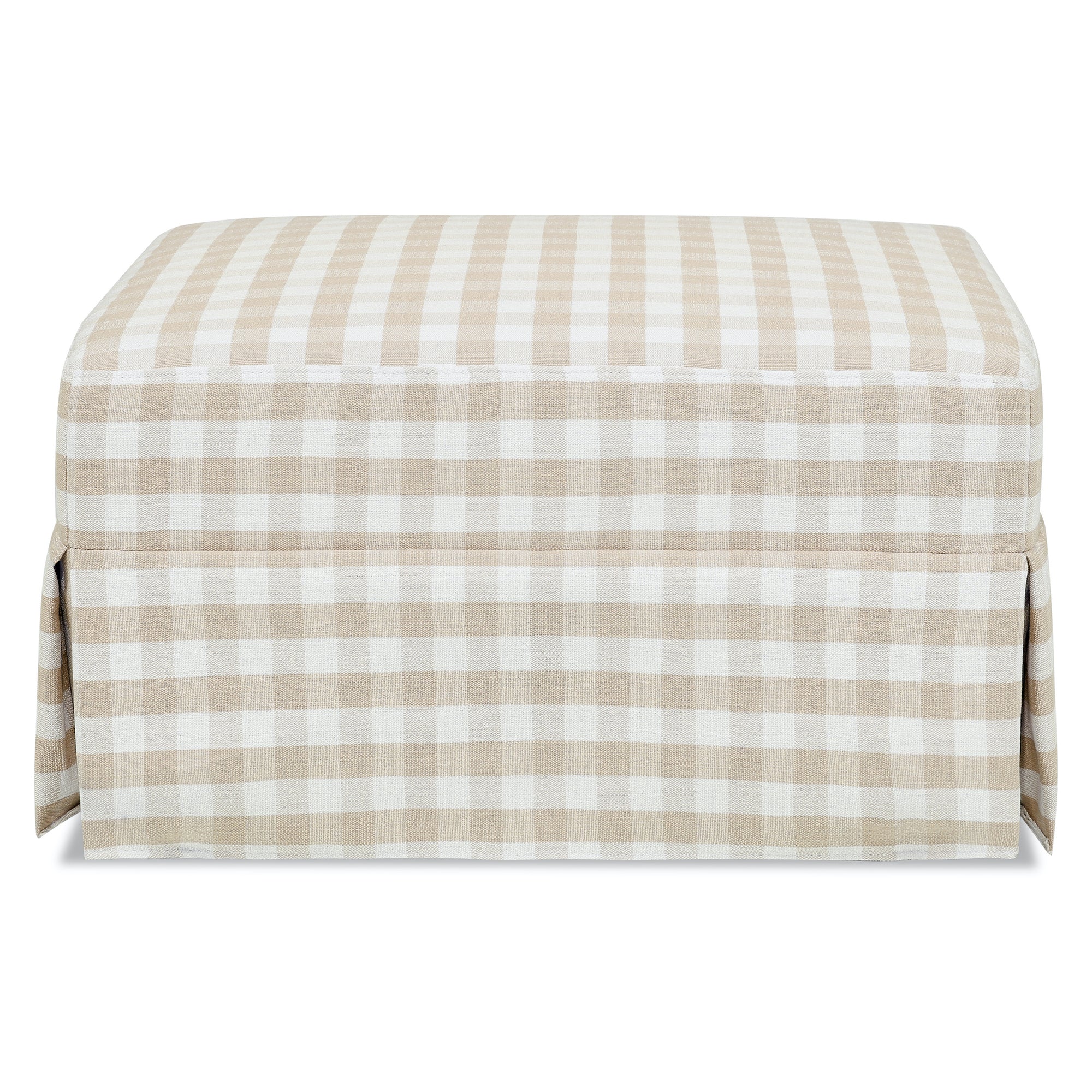Crawford Gliding Ottoman | Gingham
