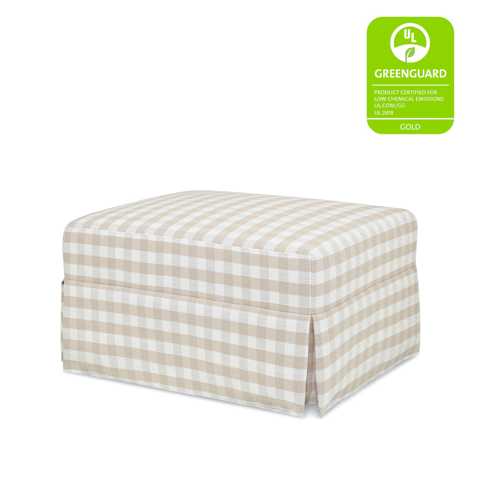 Crawford Gliding Ottoman | Gingham