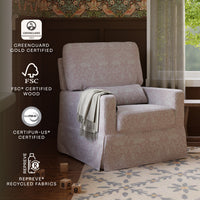 Morris & Co. Crawford Pillowback Comfort Swivel Glider