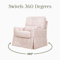 Morris & Co. Crawford Pillowback Comfort Swivel Glider