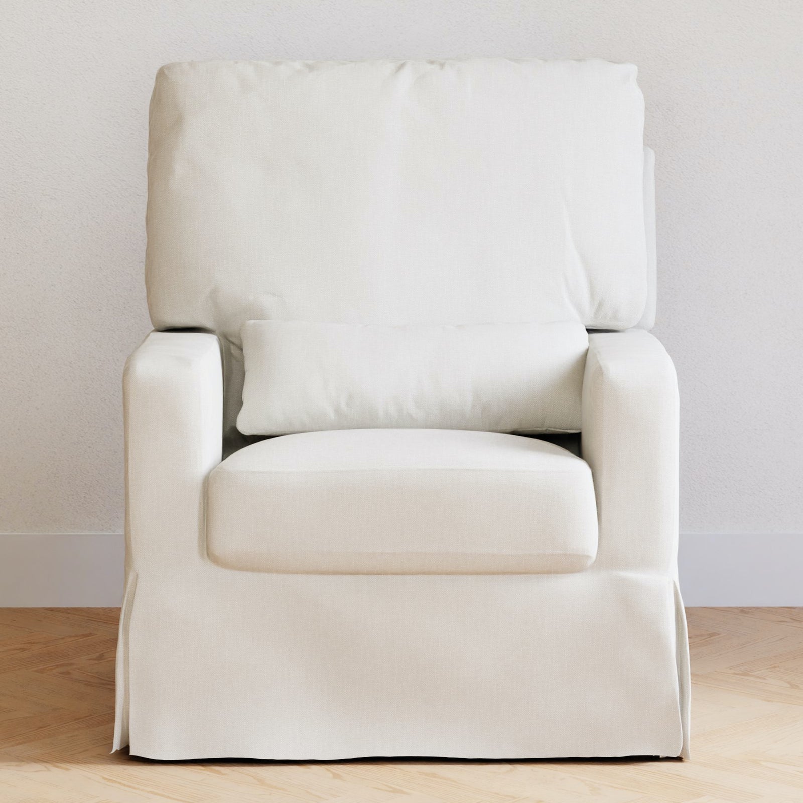 Crawford Pillowback Comfort Swivel Glider | Eco-Performance Fabric