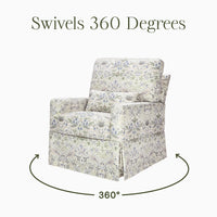 Morris & Co. Crawford Pillowback Comfort Swivel Glider