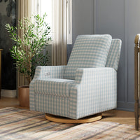 Crewe Electronic Recliner + Swivel Glider - Gingham