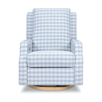 Crewe Electronic Recliner + Swivel Glider - Gingham