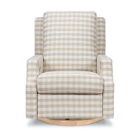 Crewe Electronic Recliner + Swivel Glider - Gingham