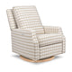 Tan Gingham with Light Wood Base