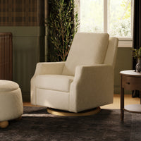 Crewe Electronic Recliner + Swivel Glider | Ivory Boucle