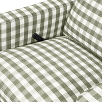 Crewe Recliner + Swivel Glider | Gingham