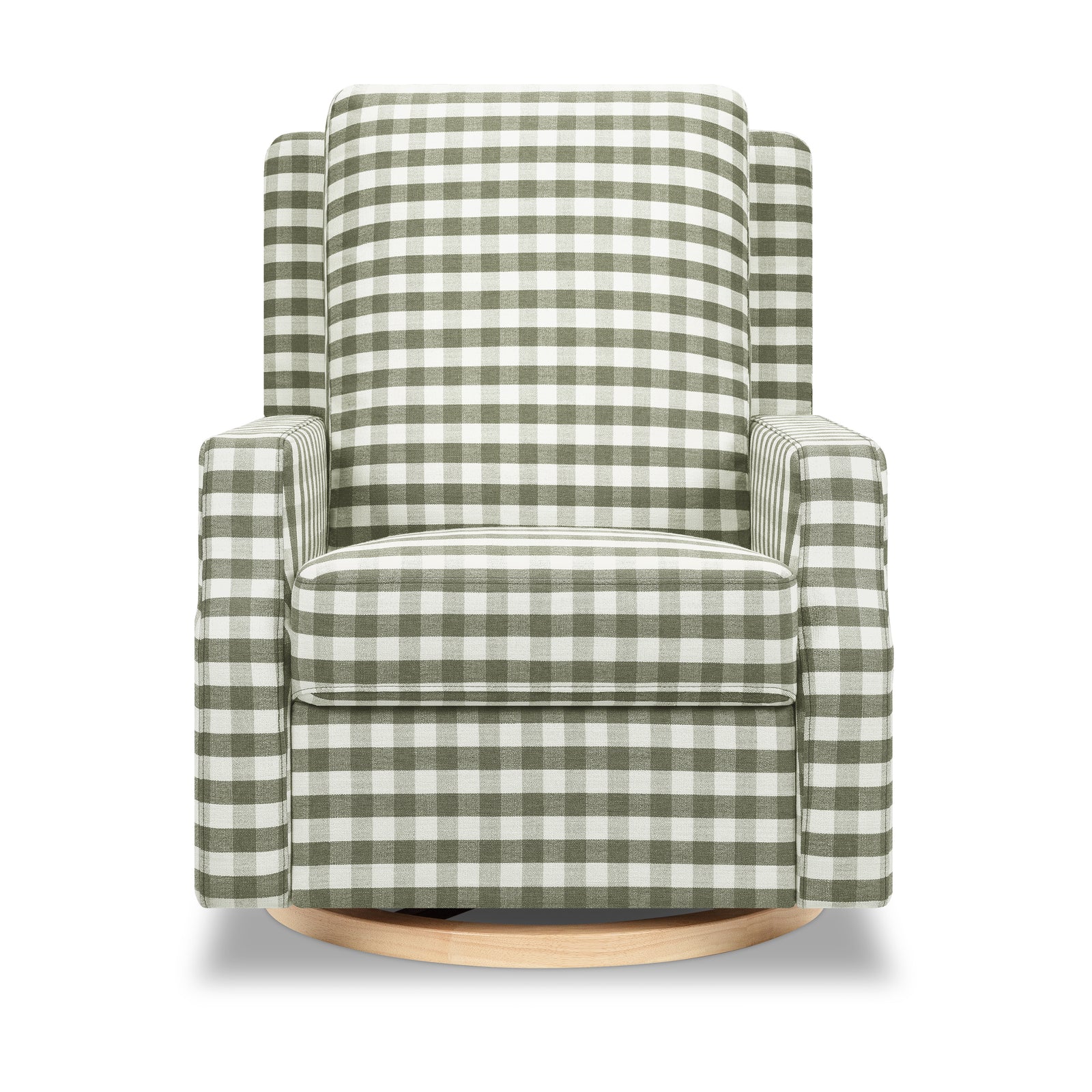 Crewe Recliner + Swivel Glider | Gingham