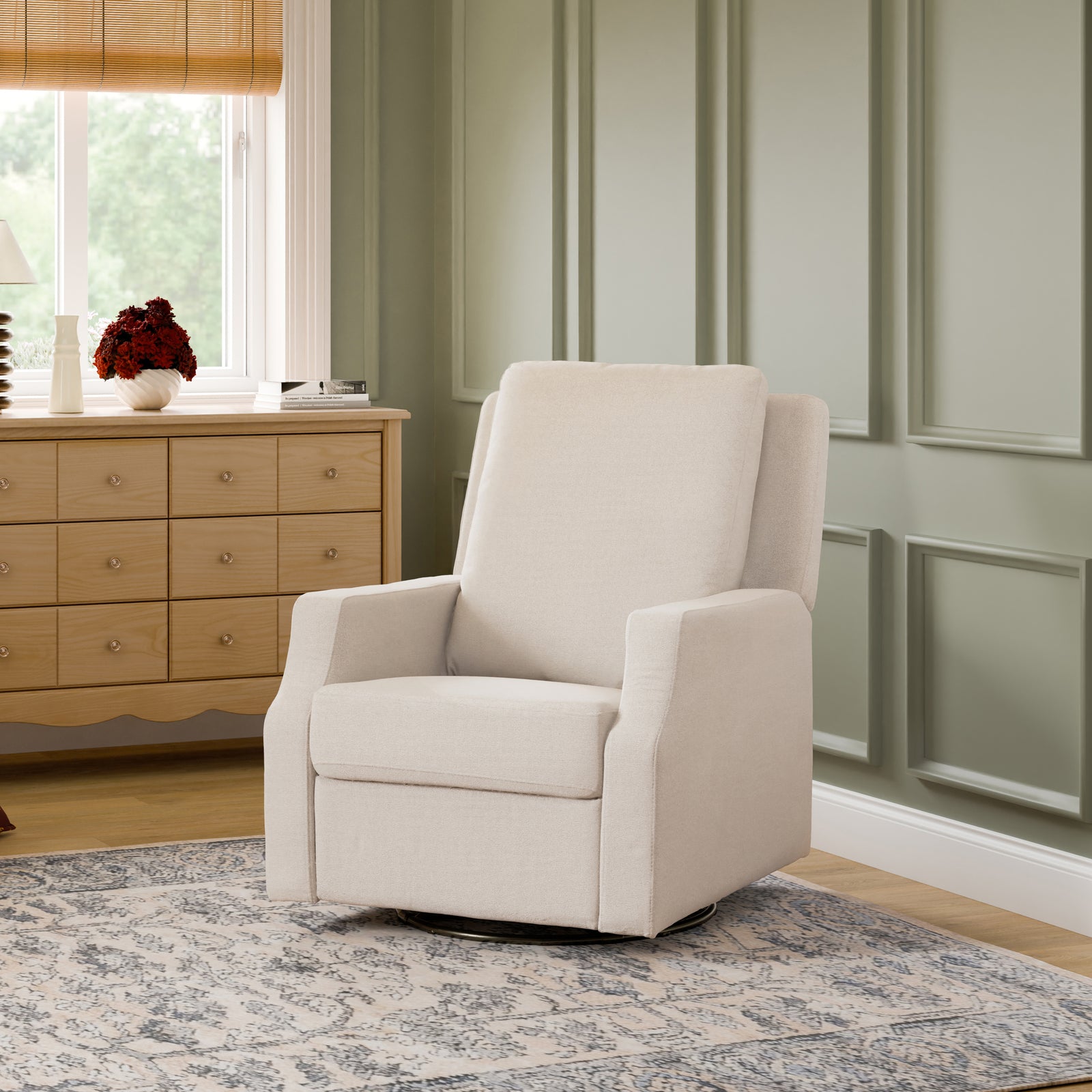 Crewe Recliner + Swivel Glider | Eco-Performance Fabric
