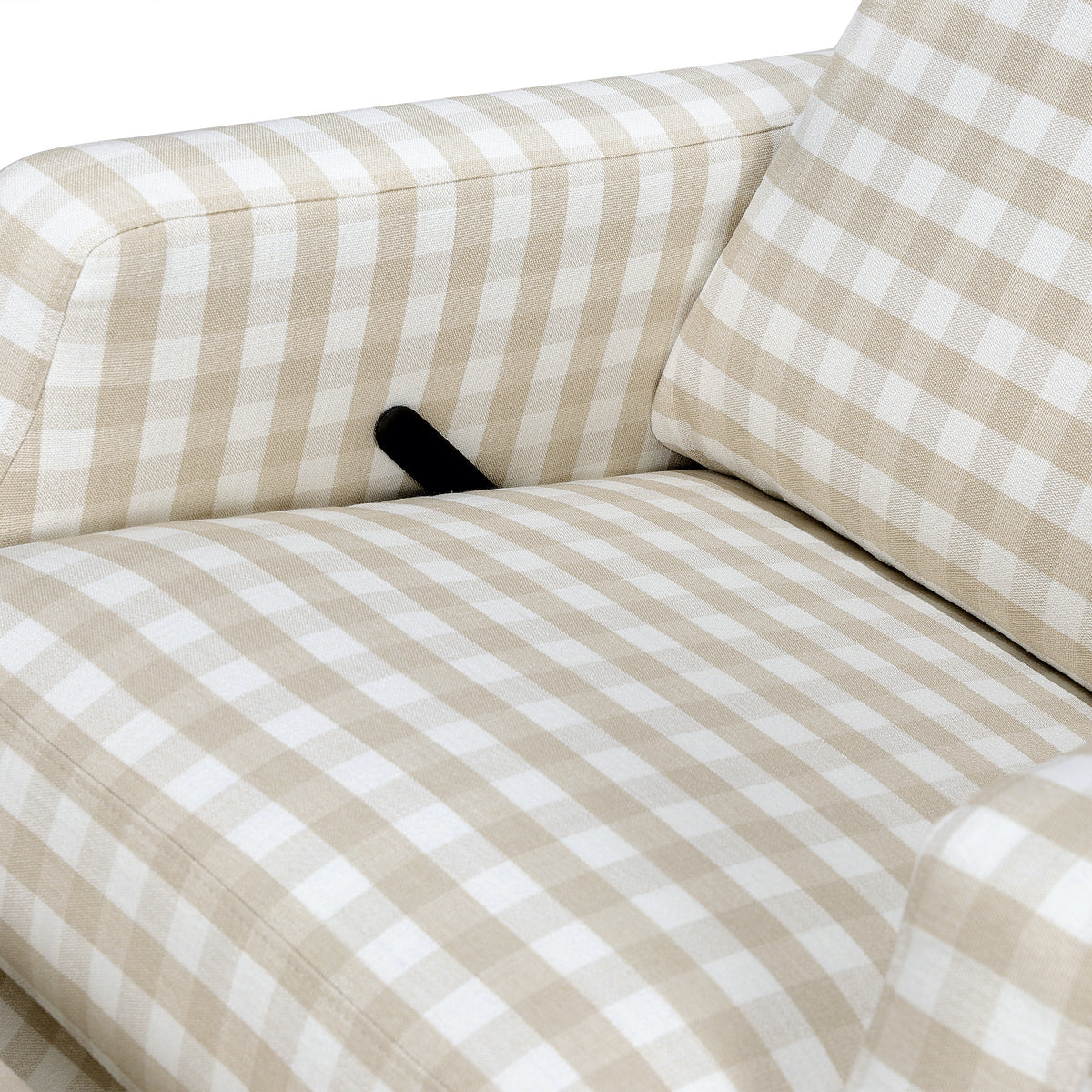 Crewe Recliner + Swivel Glider | Gingham