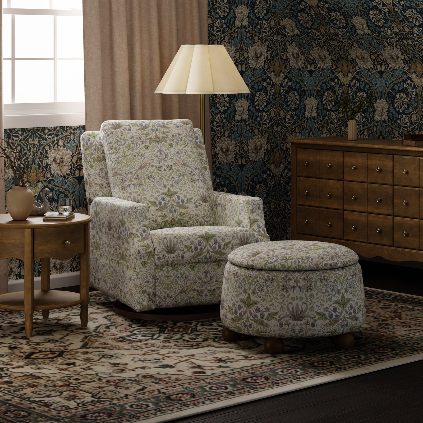 Morris & Co. x Namesake Crewe Recliner + Swivel Glider