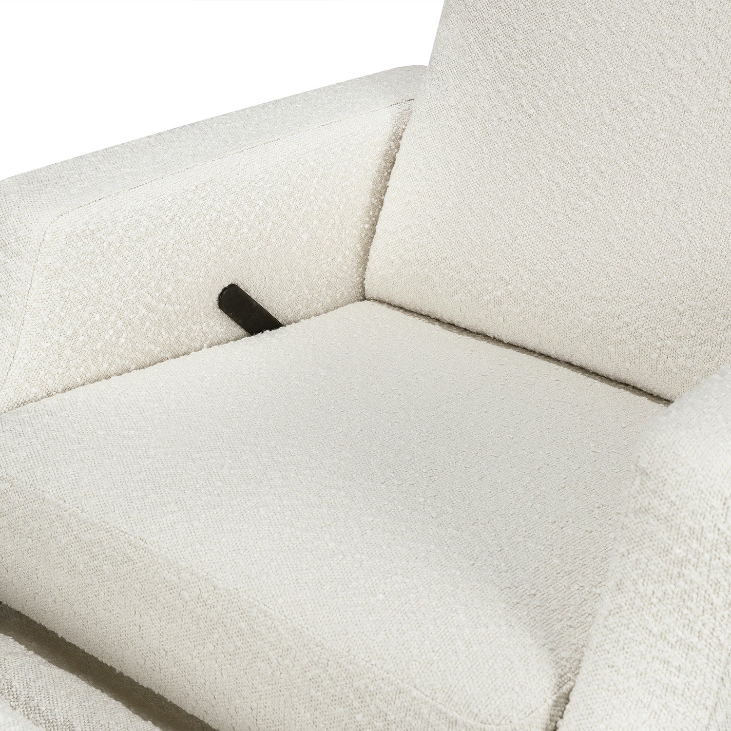 Crewe Recliner + Swivel Glider | Ivory Boucle w/ Light Wood Base