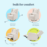 Everly Recliner and Swivel Glider in Eco-Performance Fabric