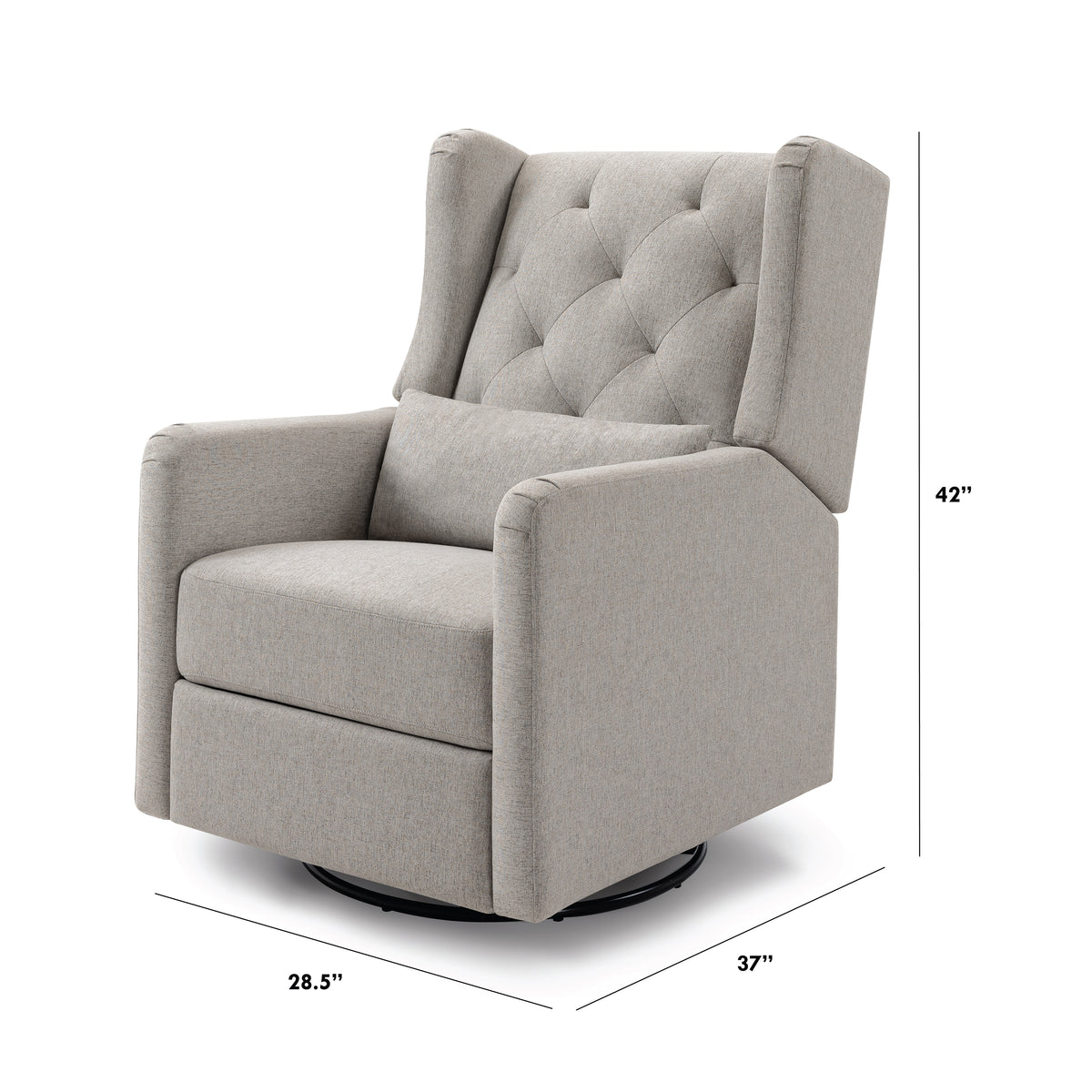 Everly Recliner and Swivel Glider in Eco-Performance Fabric