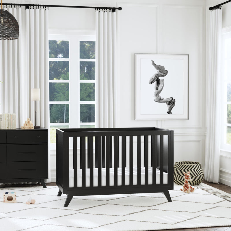 Otto 3-in-1 Convertible Crib - Ebony