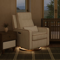 Sigi Pro Power Recliner and Swivel Glider with Power Adjustable Headrest and Lumbar Support by Nate Berkus