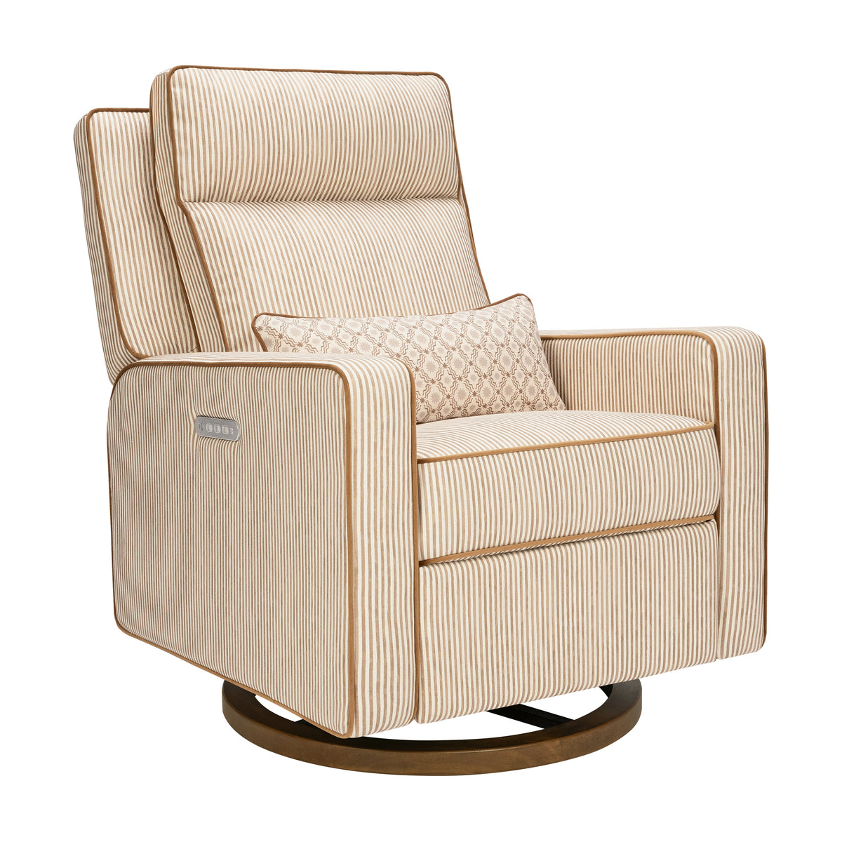 Sigi Pro Power Recliner and Swivel Glider with Power Adjustable Headrest and Lumbar Support by Nate Berkus