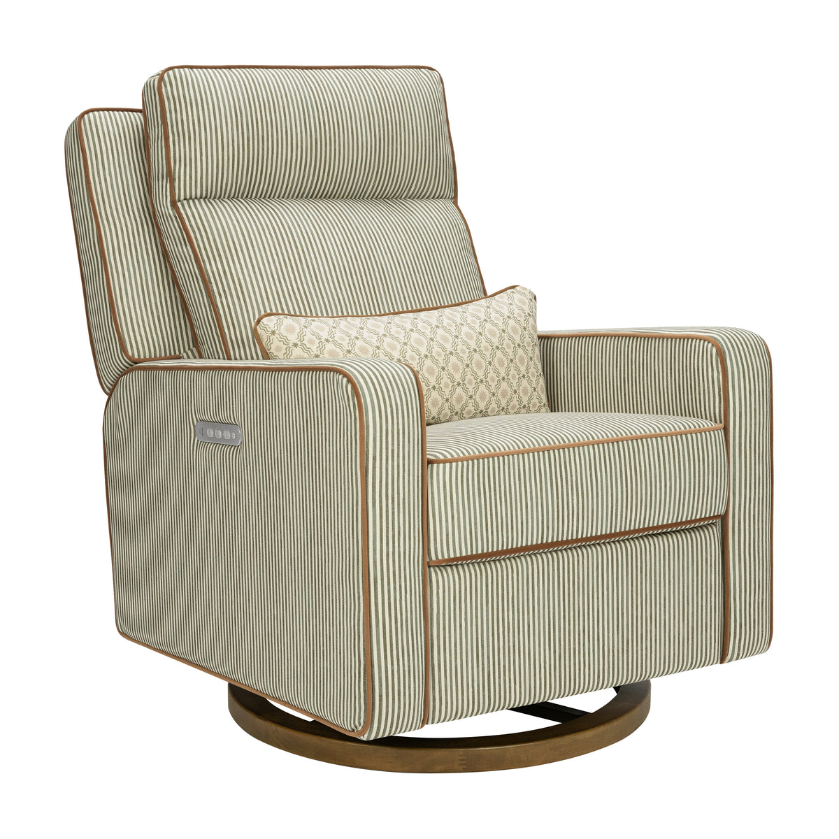 Sigi Pro Power Recliner and Swivel Glider with Power Adjustable Headrest and Lumbar Support by Nate Berkus