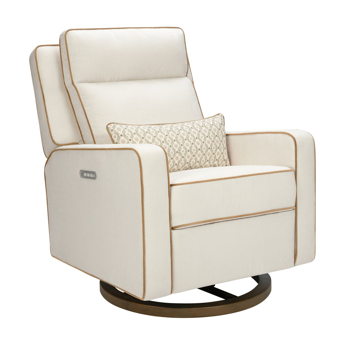 Sigi Pro Power Recliner and Swivel Glider with Power Adjustable Headrest and Lumbar Support by Nate Berkus