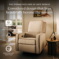Sigi Electronic Recliner and Glider with USB Port by Nate Berkus