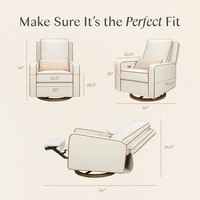 Sigi Electronic Recliner and Glider with USB Port by Nate Berkus
