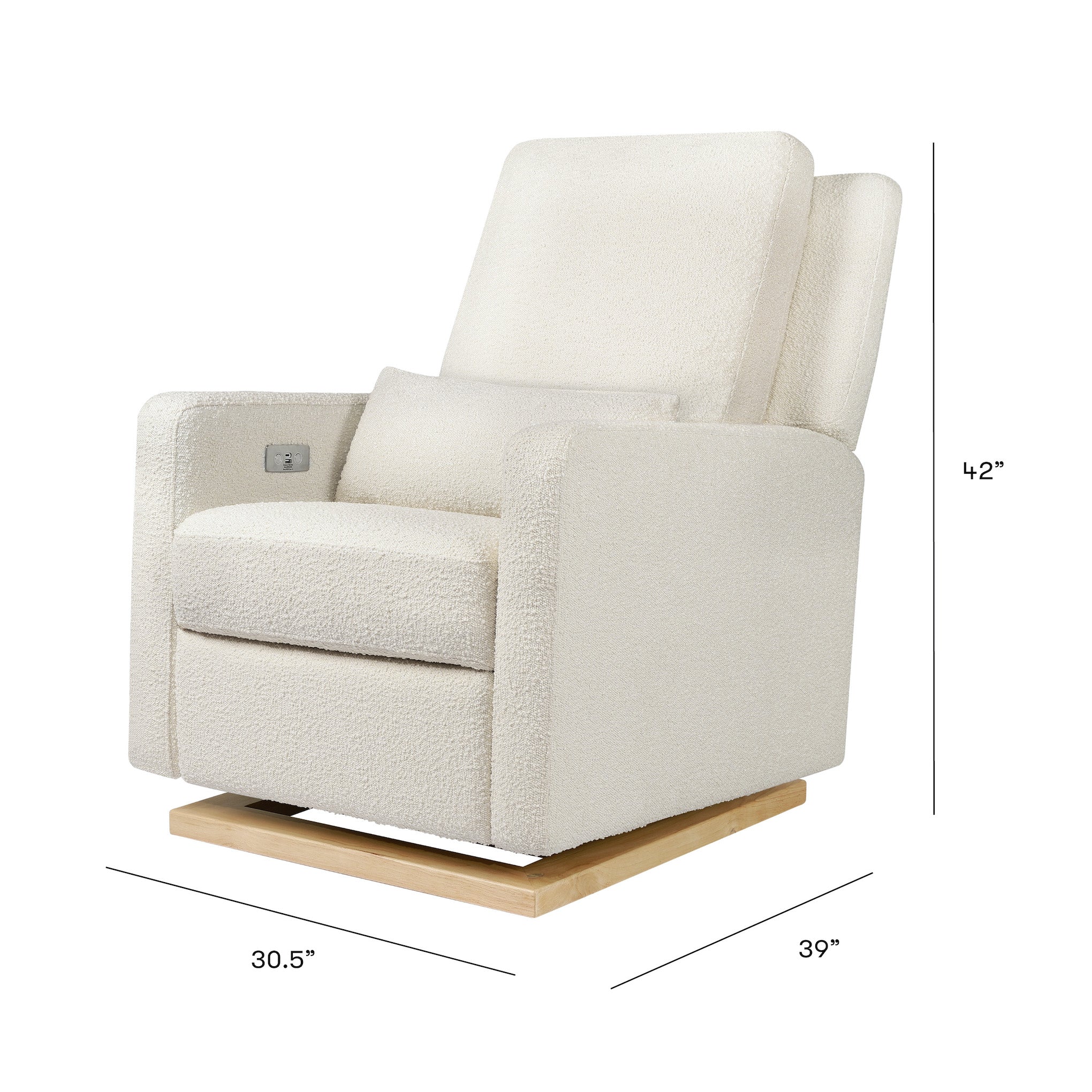 Electronic hotsell recliner glider