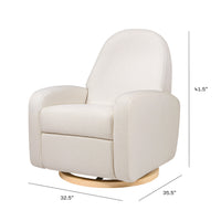 Nami Recliner + Swivel Glider in Eco-Performance Fabric