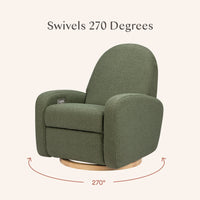 Nami Electronic Recliner + Swivel Glider Recliner | Boucle