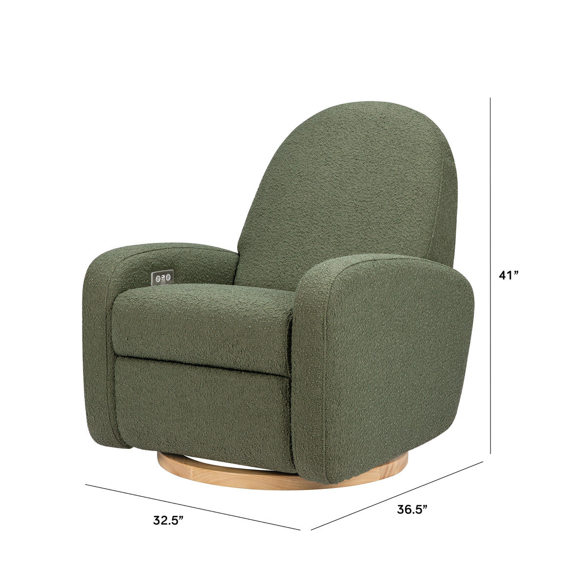 Nami Electronic Recliner + Swivel Glider Recliner | Boucle