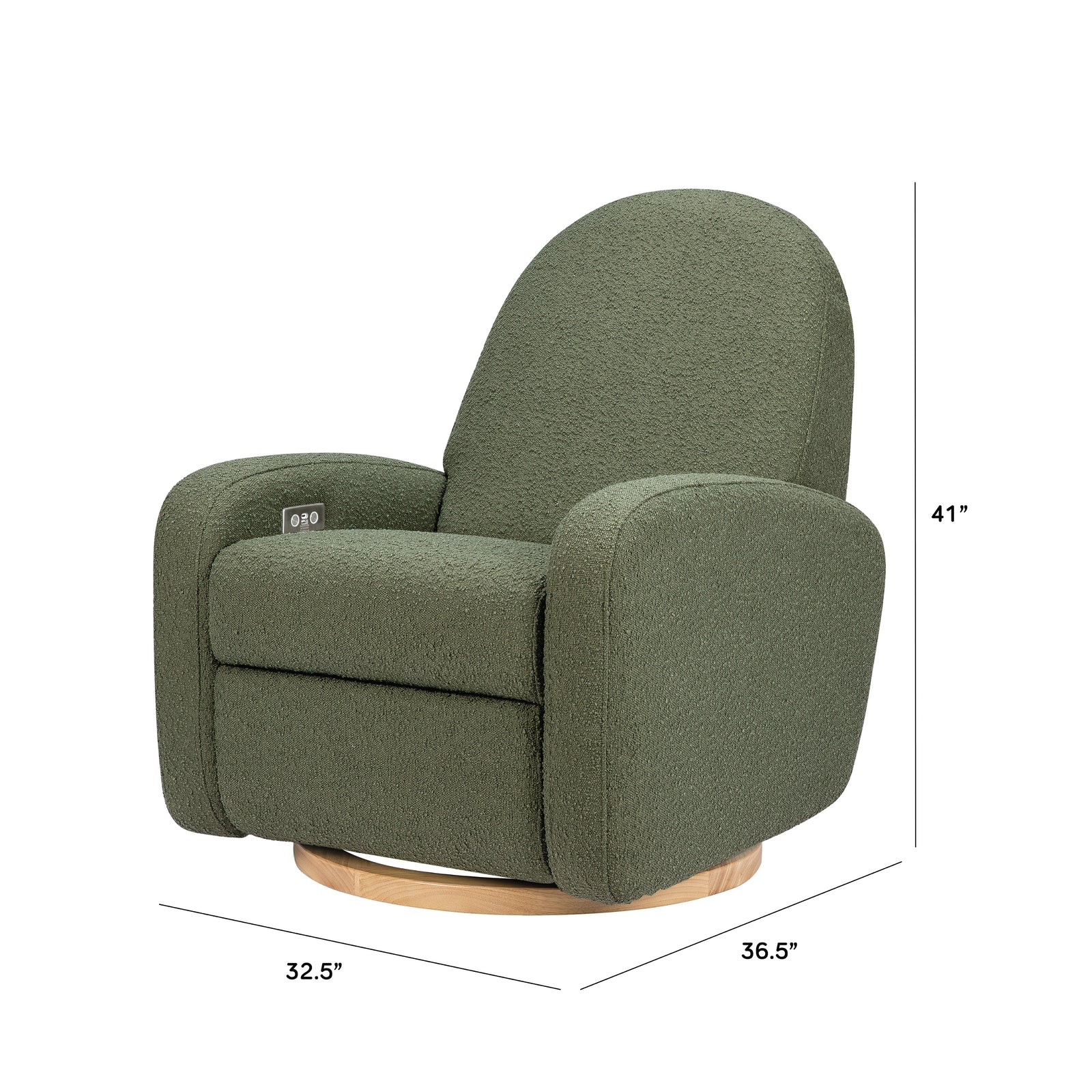 Nami Electronic Recliner + Swivel Glider Recliner | Boucle