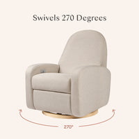Nami Electronic Recliner + Swivel Glider Recliner | Eco-Performance Fabric