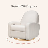 Nami Electronic Recliner + Swivel Glider Recliner | Eco-Performance Fabric