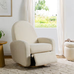 Nami Electronic Recliner and Swivel Glider Recliner with USB port - Ivory Boucle