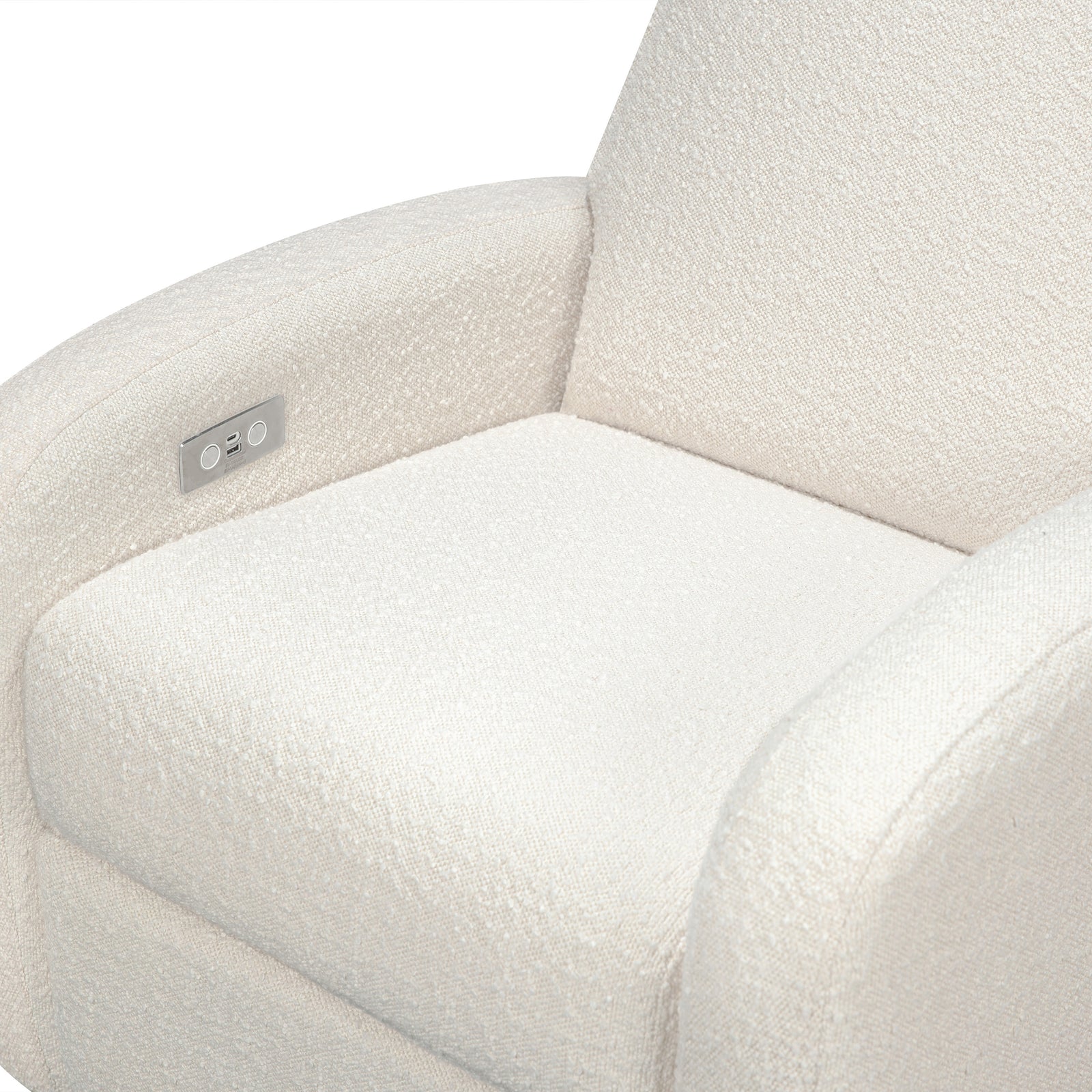 Nami Electronic Recliner + Swivel Glider Recliner | Boucle