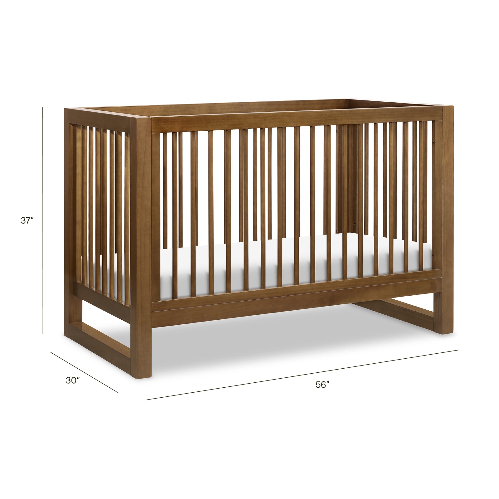 Nantucket 3-in-1 Convertible Crib with Toddler Bed Conversion Kit