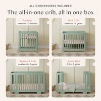 Yuzu 8-in-1 Convertible Crib with All-Stages Conversion Kits