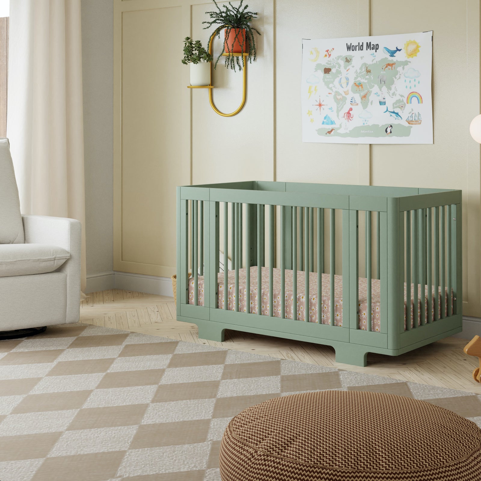 Yuzu 8-in-1 Convertible Crib with All-Stages Conversion Kits