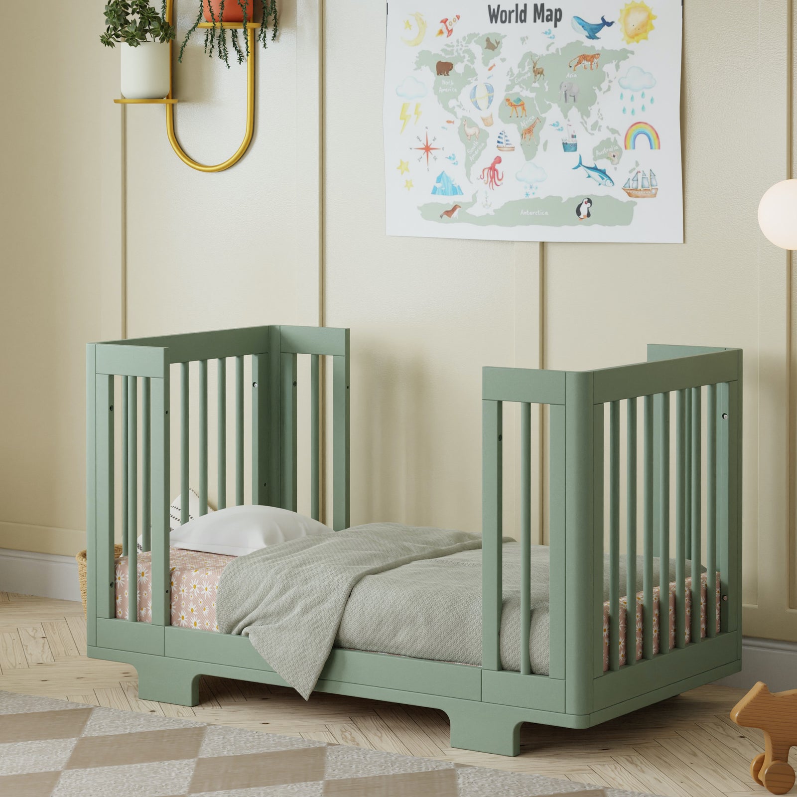 Yuzu 8-in-1 Convertible Crib with All-Stages Conversion Kits