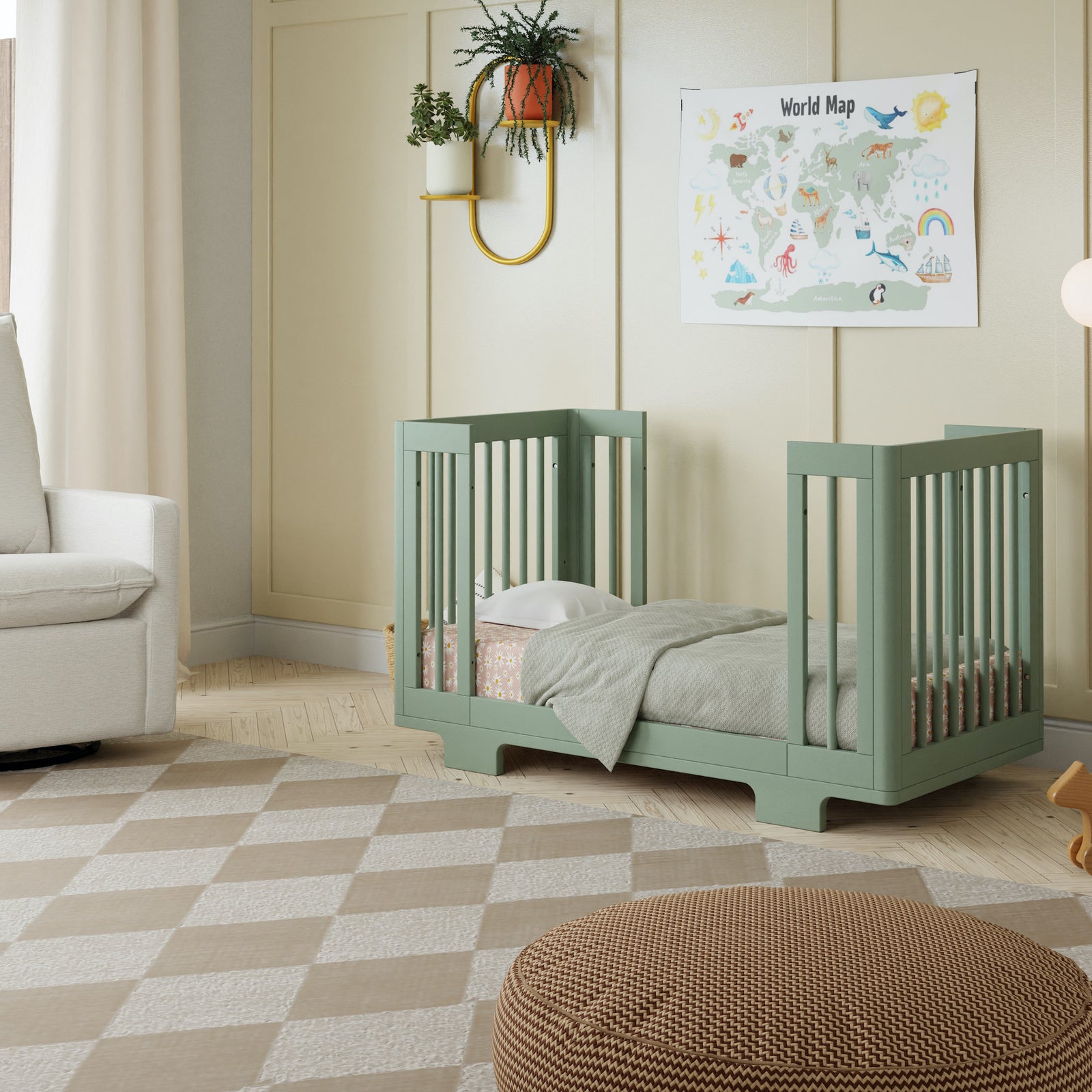 Yuzu 8-in-1 Convertible Crib with All-Stages Conversion Kits
