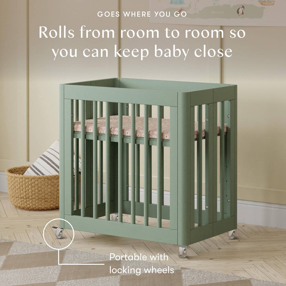 Yuzu 8-in-1 Convertible Crib with All-Stages Conversion Kits