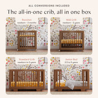 Yuzu 8-in-1 Convertible Crib with All-Stages Conversion Kits