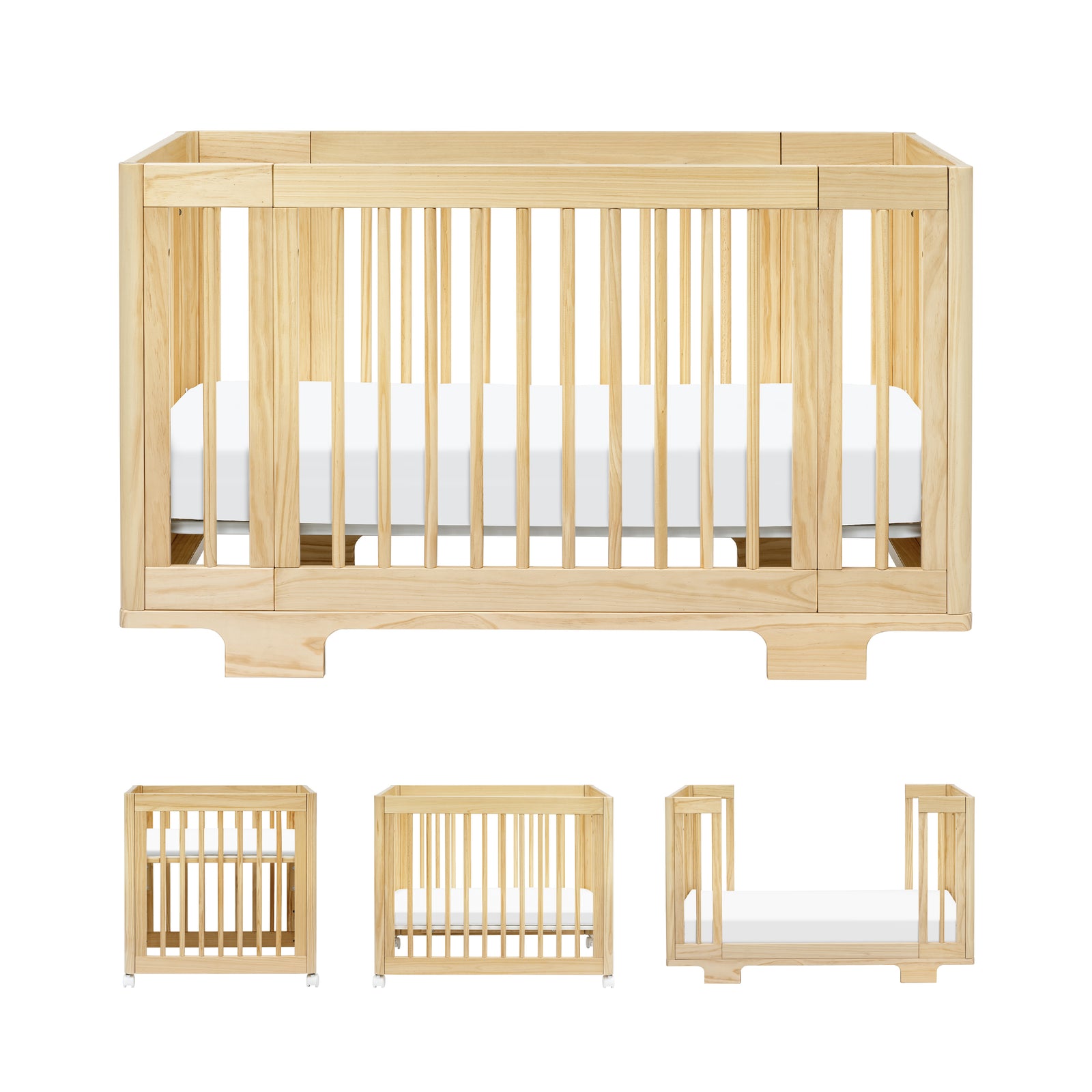 Yuzu 8-in-1 Convertible Crib with All-Stages Conversion Kits