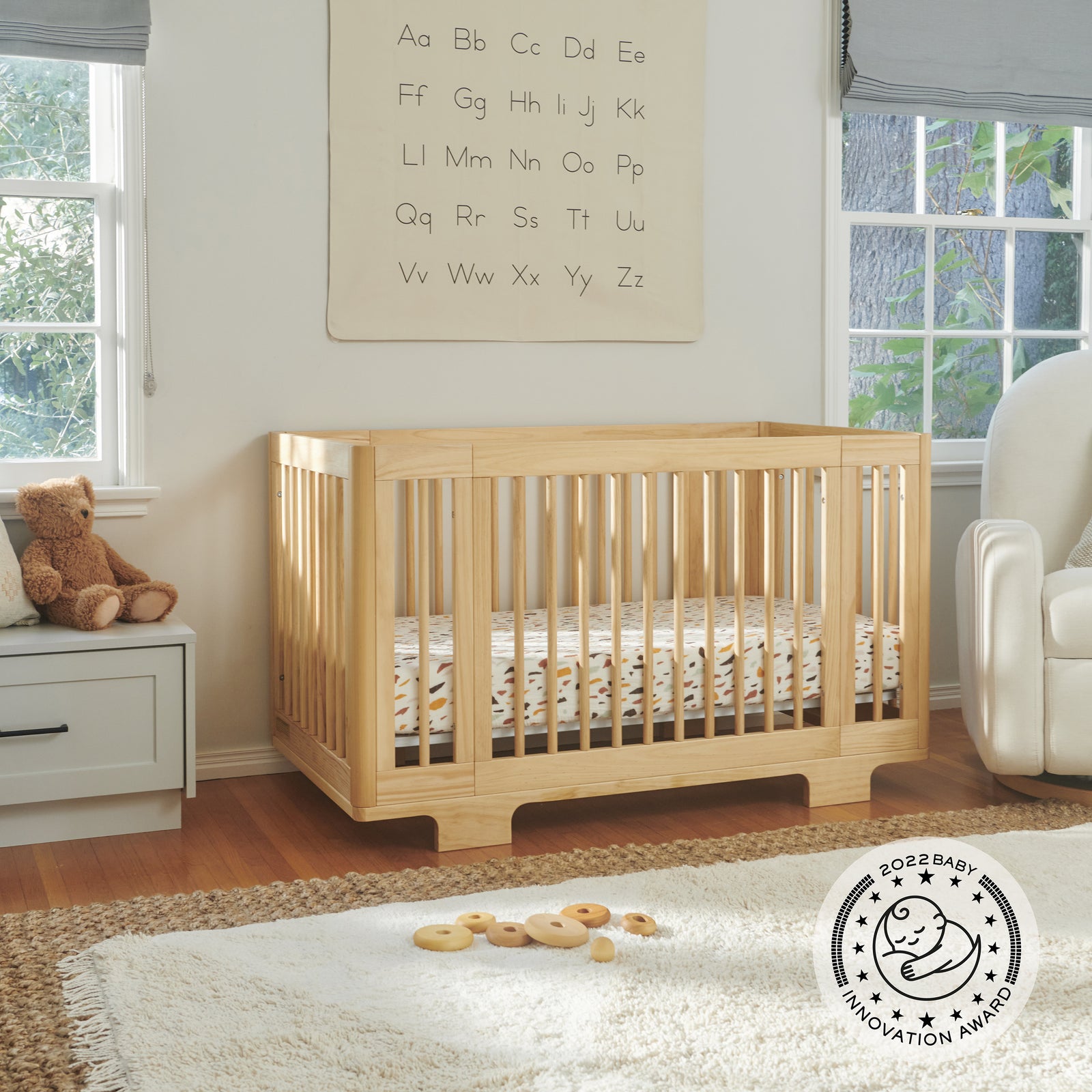 Yuzu 8-in-1 Convertible Crib with All-Stages Conversion Kits