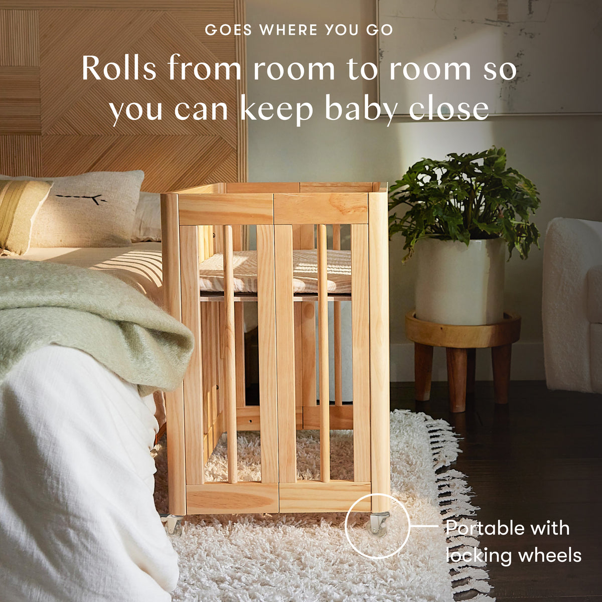 Yuzu 8-in-1 Convertible Crib with All-Stages Conversion Kits