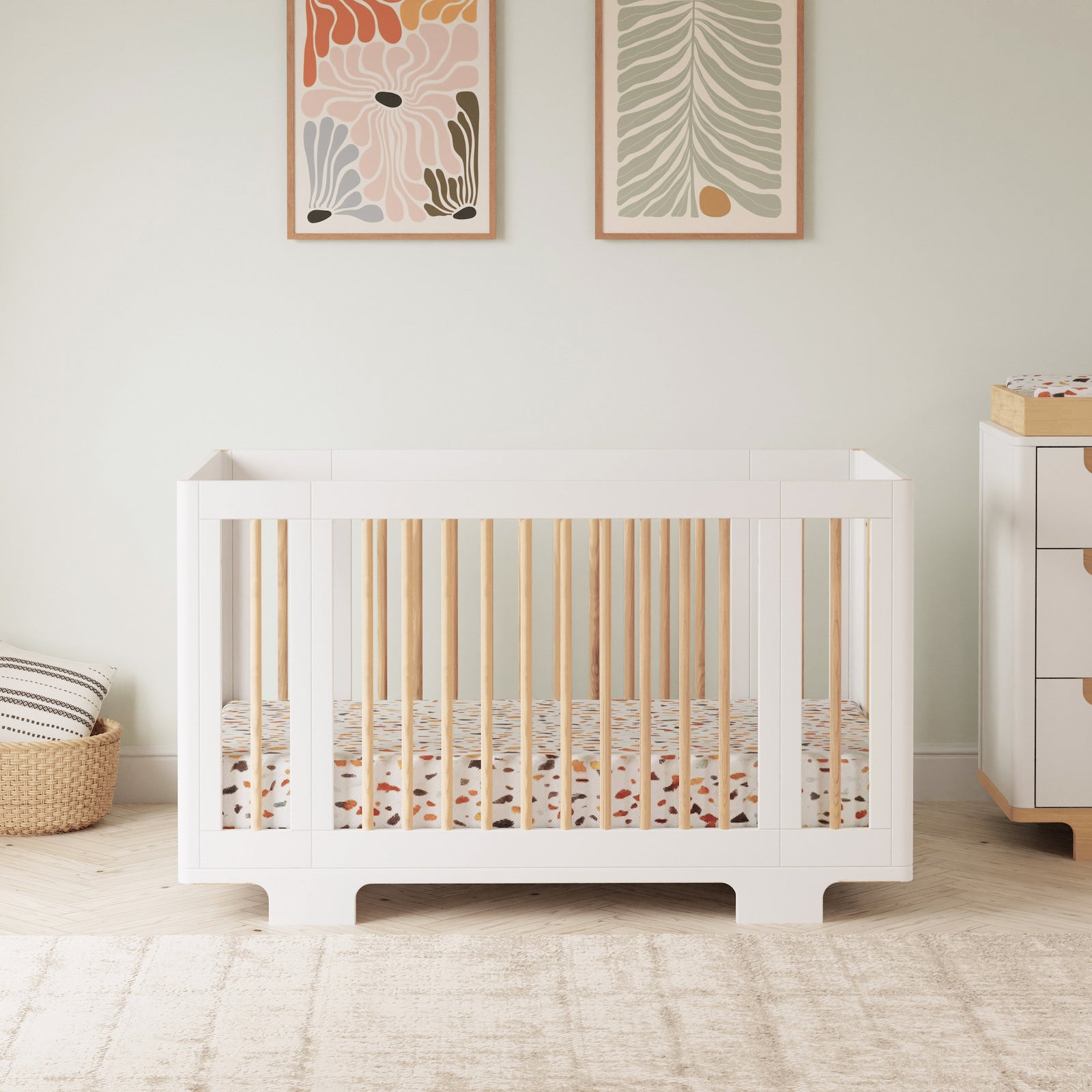 Yuzu 8-in-1 Convertible Crib with All-Stages Conversion Kits