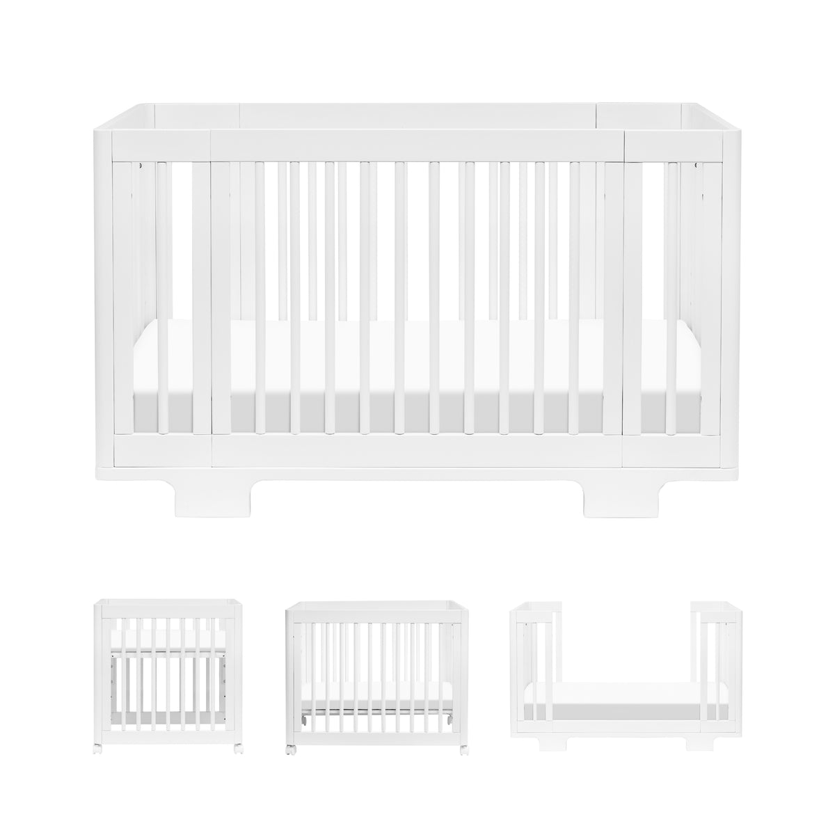 Yuzu 8-in-1 Convertible Crib with All-Stages Conversion Kits