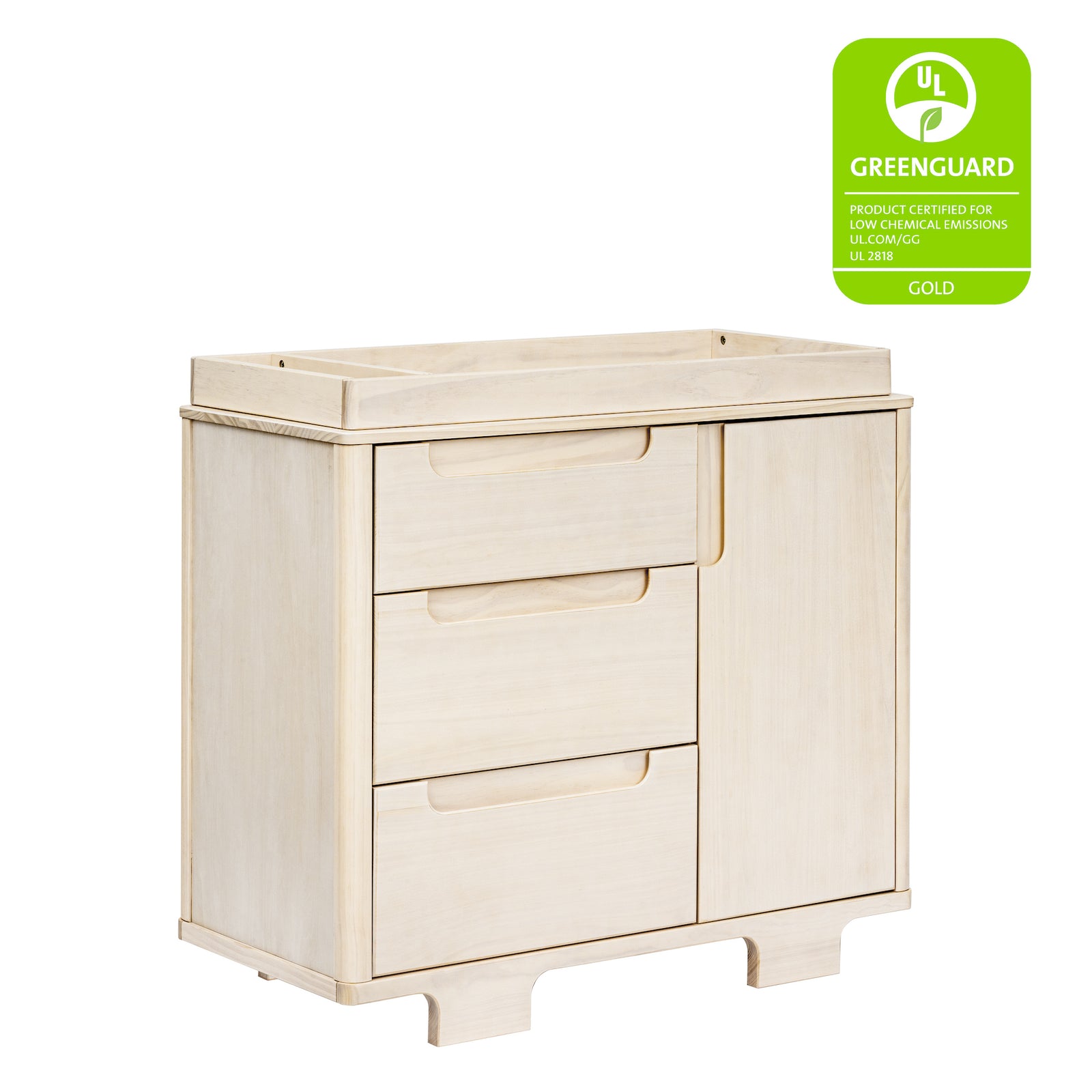Yuzu 3-Drawer Compact Changer Dresser with Removable Changing Tray (41")