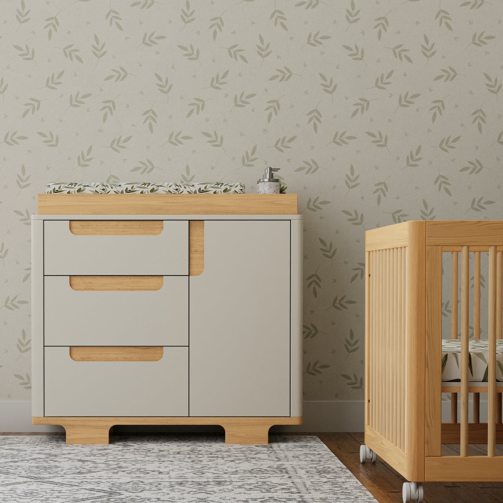 Yuzu 3-Drawer Compact Changer Dresser with Removable Changing Tray (41")